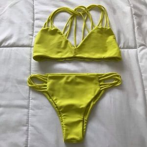 Mikoh Neon Bikini Set